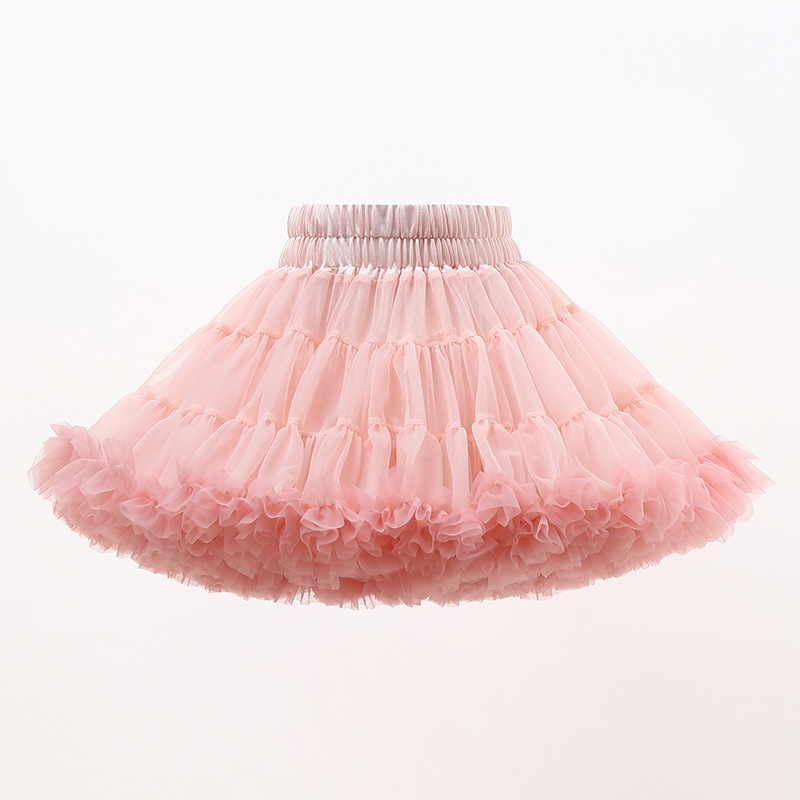 Convex skirt girl class a princess skirt factory cross-border children's clothing TUTU skirt yarn fleabane skirt baby one-year-old skirt