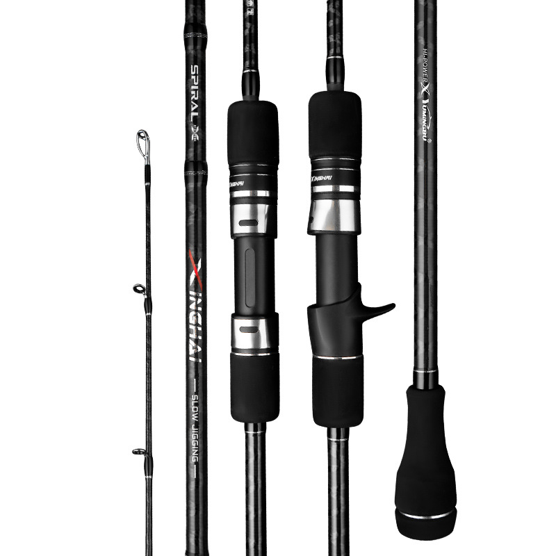 Sea fishing iron plate slow swing rod a half MH hollow carbon boat fishing Luya rod Weihai fishing rod wholesale