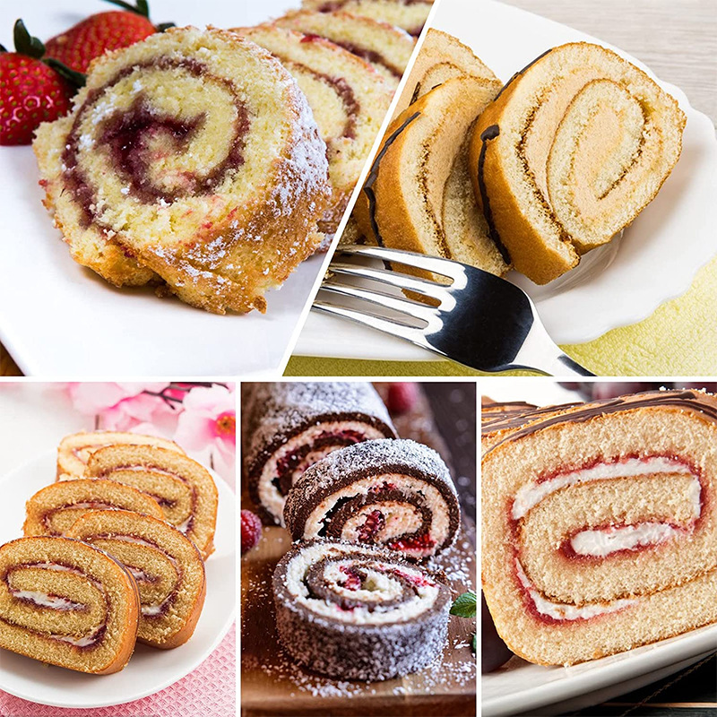 Wholesale Swiss Roll Silicone Mould High Temperature Resistant Baking Pad Baking Pad Home Baking Fruit Dehydration Gadget