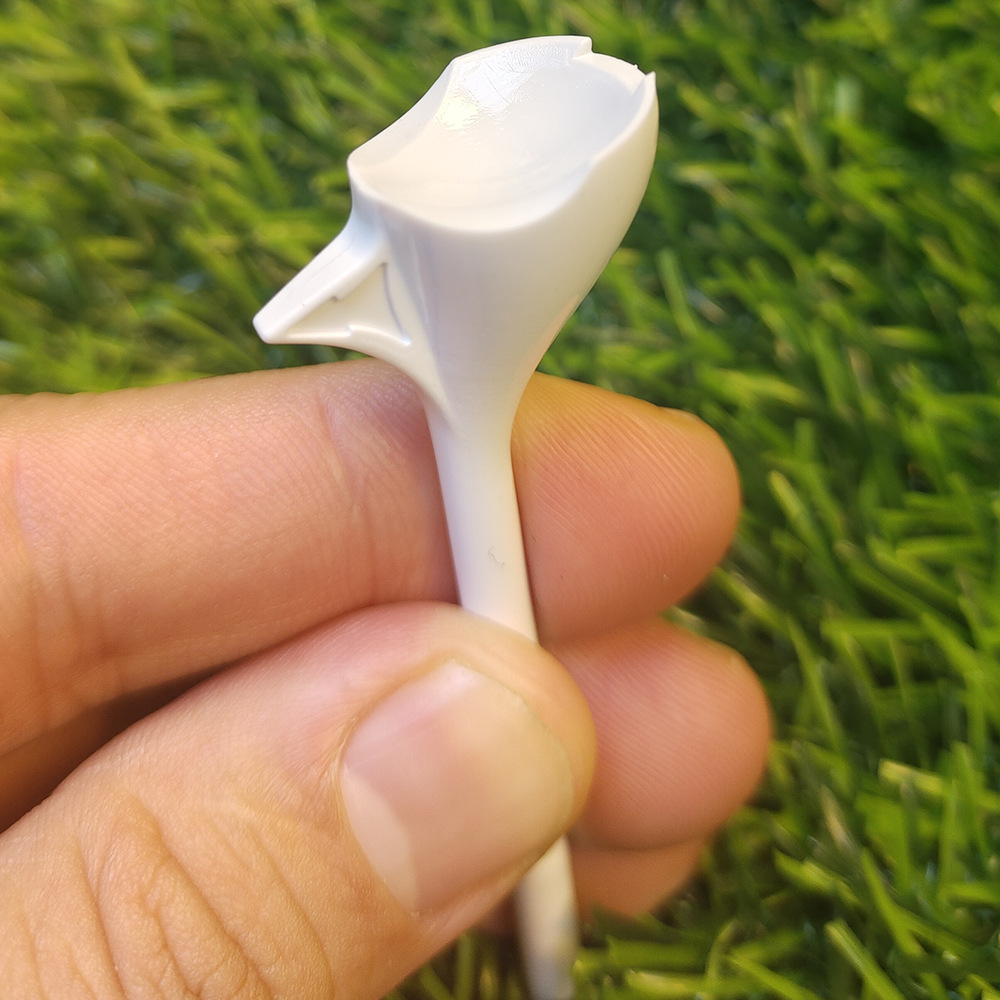 Golf 10 ° Tee environmentally friendly and durable 83mm golf plastic Tee 5-color golf tray