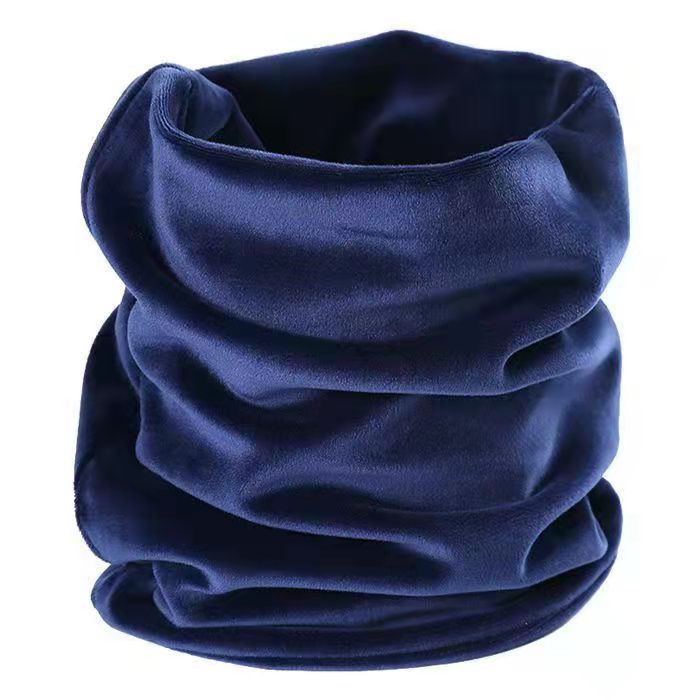 Golden Velvet Scarf Korean Multi-color All-match Super Soft Neck Cover Scarf Cycling Cold-proof Autumn and Winter Collar for Men and Women