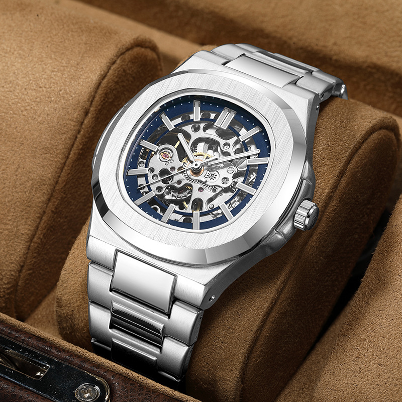 Hollow Men's Watch automatic mechanical watch Dr. Tong BESTWIN waterproof men's watch Gold Watch cross-border business