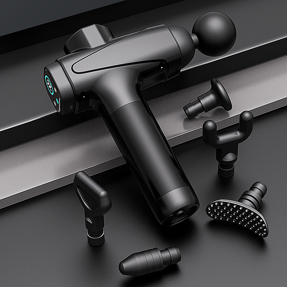 New professional fascia gun big gun muscle massager relax vibration female and male electric muscle neck membrane grab usb