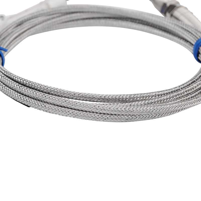 K-type thermocouple transmitter probe M8 thread metal shielded wire temperature thermistor temperature sensor