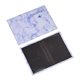 New Hot Selling Macaron Color Marble Pattern Passbook Bag Ultra-thin ID Clip Passbook for Men and Women Traveling Abroad