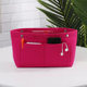 Felt cosmetic bag large capacity color non-woven cosmetic finishing bag Fashion Women's liner bag medium bag wholesale