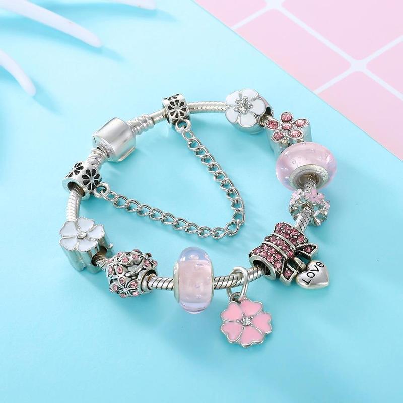 クロスボーダーのアクセサリー十里桃の花の美しい潘家の風格が流行しています。|undefined