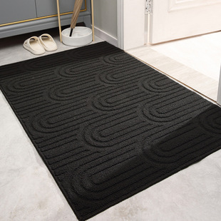 Solid Color Door Entrance Entrance Door Mat Door Mat Household Entrance Entrance Water Absorbent Dirt Resistant Non-Slip Foot Mat Carpet