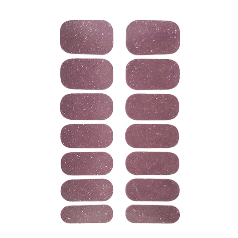 bling Aurora Series No Baking Gel Nail Art Stickers Waterproof Lasting Nail Stickers Wearing Nail Polish Film Full Stickers
