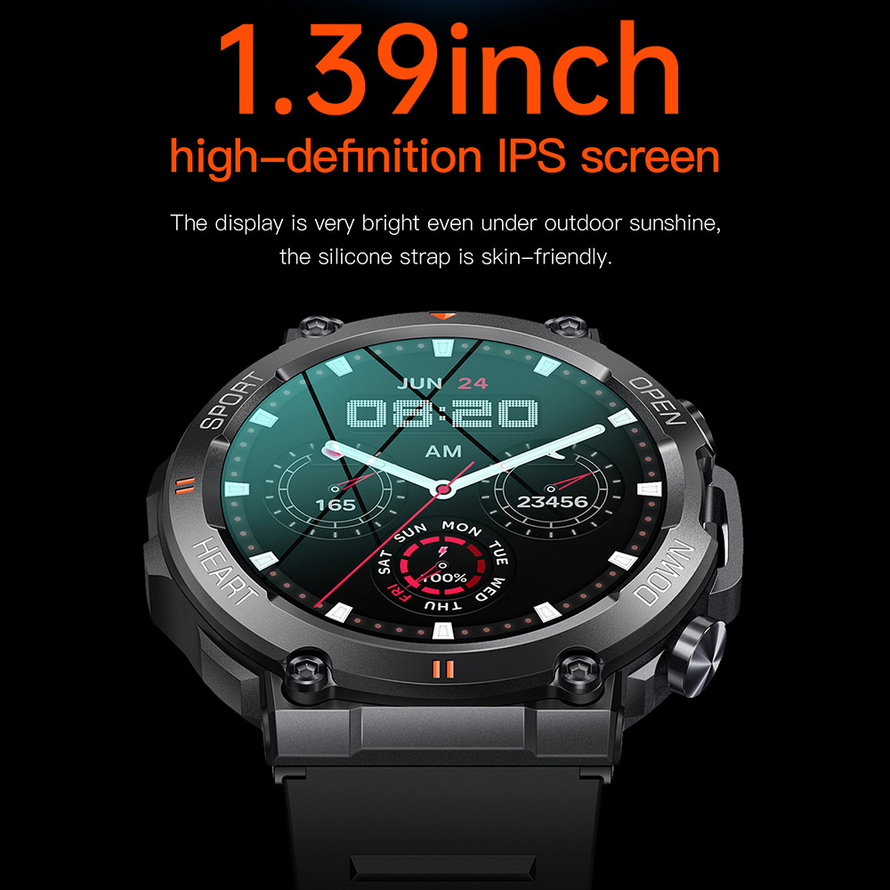 K56pro Smart Watch New Bluetooth Calling Outdoor Step Counting Sports Three-Anti Heart Rate Blood Oxygen Monitoring Weather