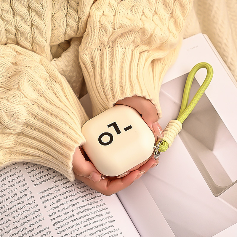 2023 New Square smiling face hand warmer USB charging long endurance warm baby portable mini electric warmer