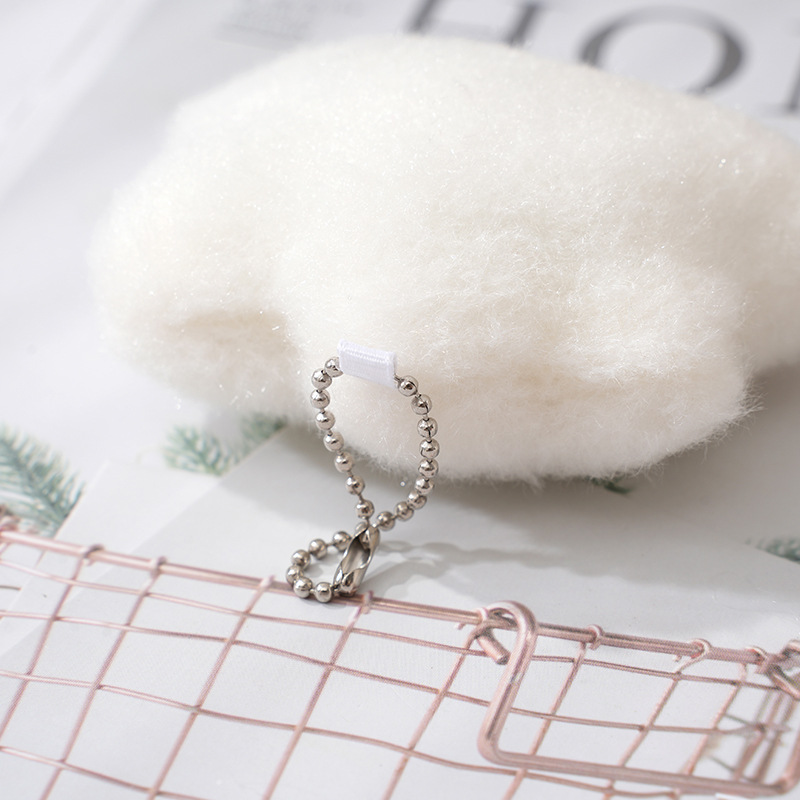 Creative new smile cloud expression plush play bag pendant keychain accessories night market stall wholesale