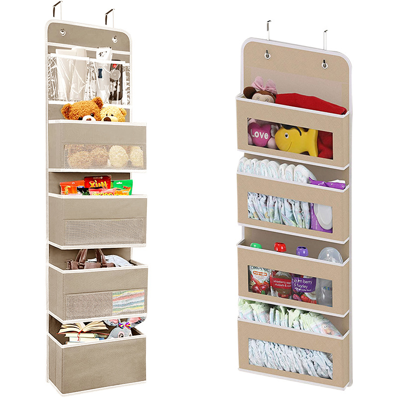 Amazon fabric bedroom wall-mounted storage bag cross-border hanging finishing bag storage hanging bag hanging wall behind the door