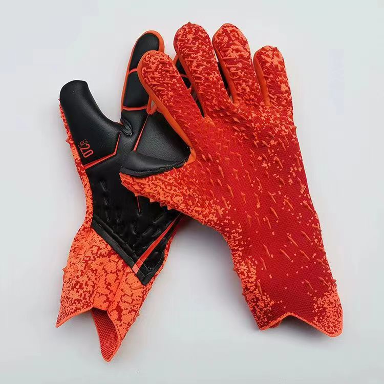 Cross-Border football goalkeeper gloves professional adult children latex finger-Free wear-resistant non-slip breathable goalkeeper gloves