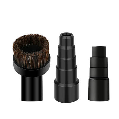 Huixi Suitable for Household Vacuum Cleaner Accessories Adapter Machine Brush Horse Hair Round Brush Four-layer Five-layer Adapter