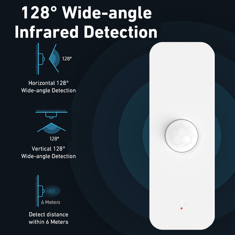Graffiti smart WiFi/Zigbee human body infrared sensor mobile phone remote notification smart home alarm