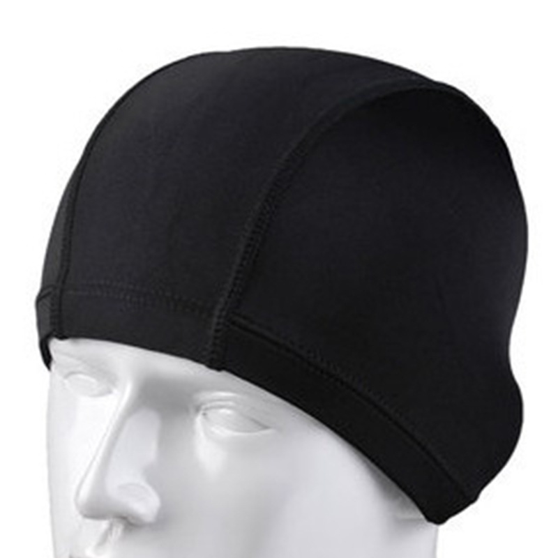 Solid color swimming cap men's and women's style universal hair care high elastic swimming cap independent packaging cloth cap spot wholesale
