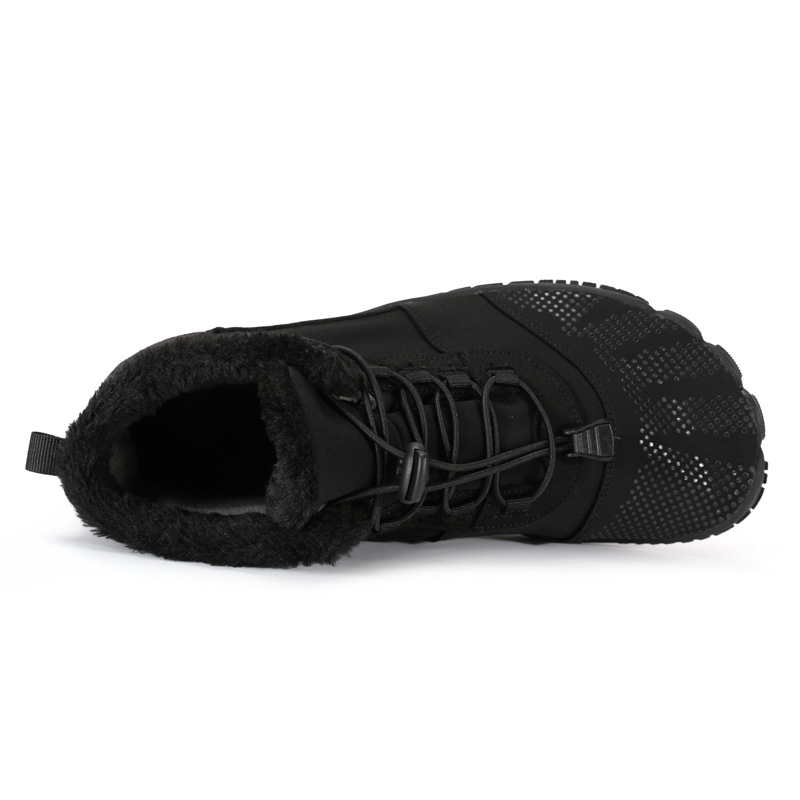 Factory Direct cross-border 2023 fitness fleece-lined waterproof snow boots foldable breathable lightweight mountaineering casual cotton shoes
