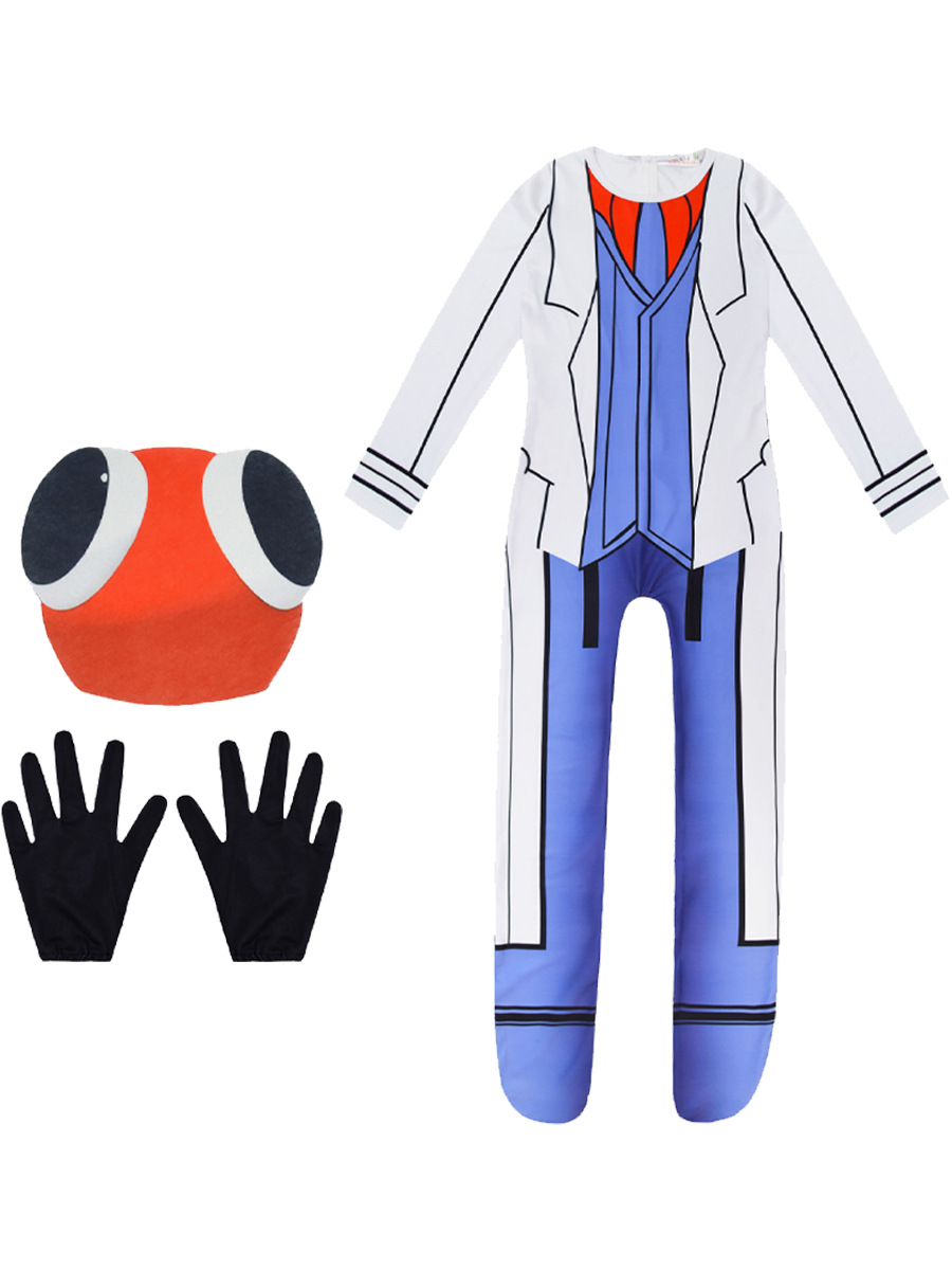 ROBLOX Red Ant-Man Cosplay Funny Party Costume Halloween Full Suit Rainbow Friend