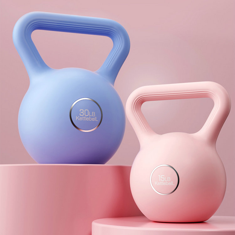 Macaron Color Kettlebell Women's Small Dumbbell Household Squat Fitness Equipment Private Education Thin Arm Training Arm Muscle Lavatory