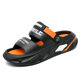 Sandals men's 2024 Summer hole shoes casual platform dual-use beach sandals men's outdoor sports slippers