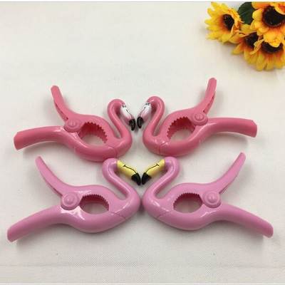 Flamingo clip summer plastic beach clip Flamingo Beach towel clip towel clip bath towel clip clothes clip