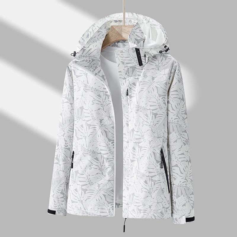 Jacket men's and women's spring and autumn thin Camouflage windproof waterproof jacket group mountaineering suit cross-border jacket men