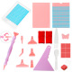 Pink multi-function drill disc (No.3) suit