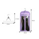 Light purple (including white clip); no independent packaging; non-woven fabric