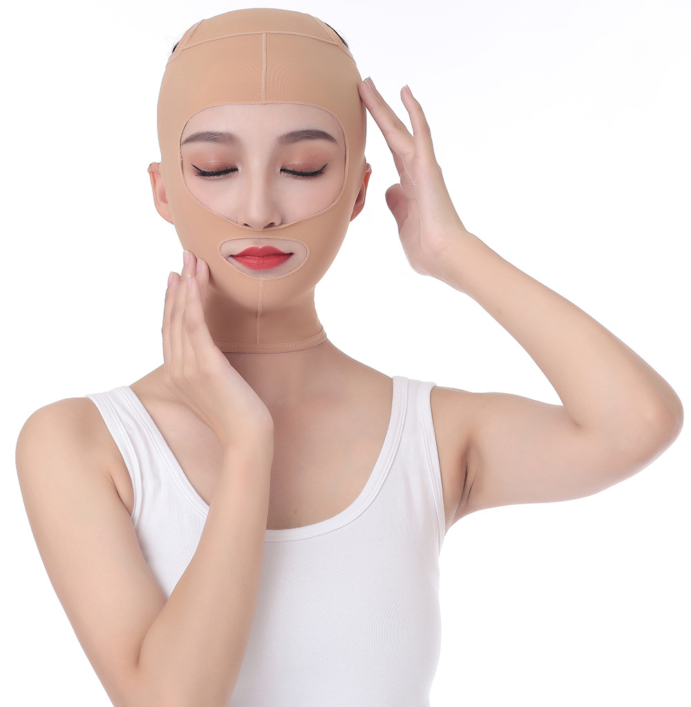 v face mask massage instrument face lifting sleep bandage small face carving men and women v face artifact card