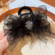 silver drill ball feather grip clip
