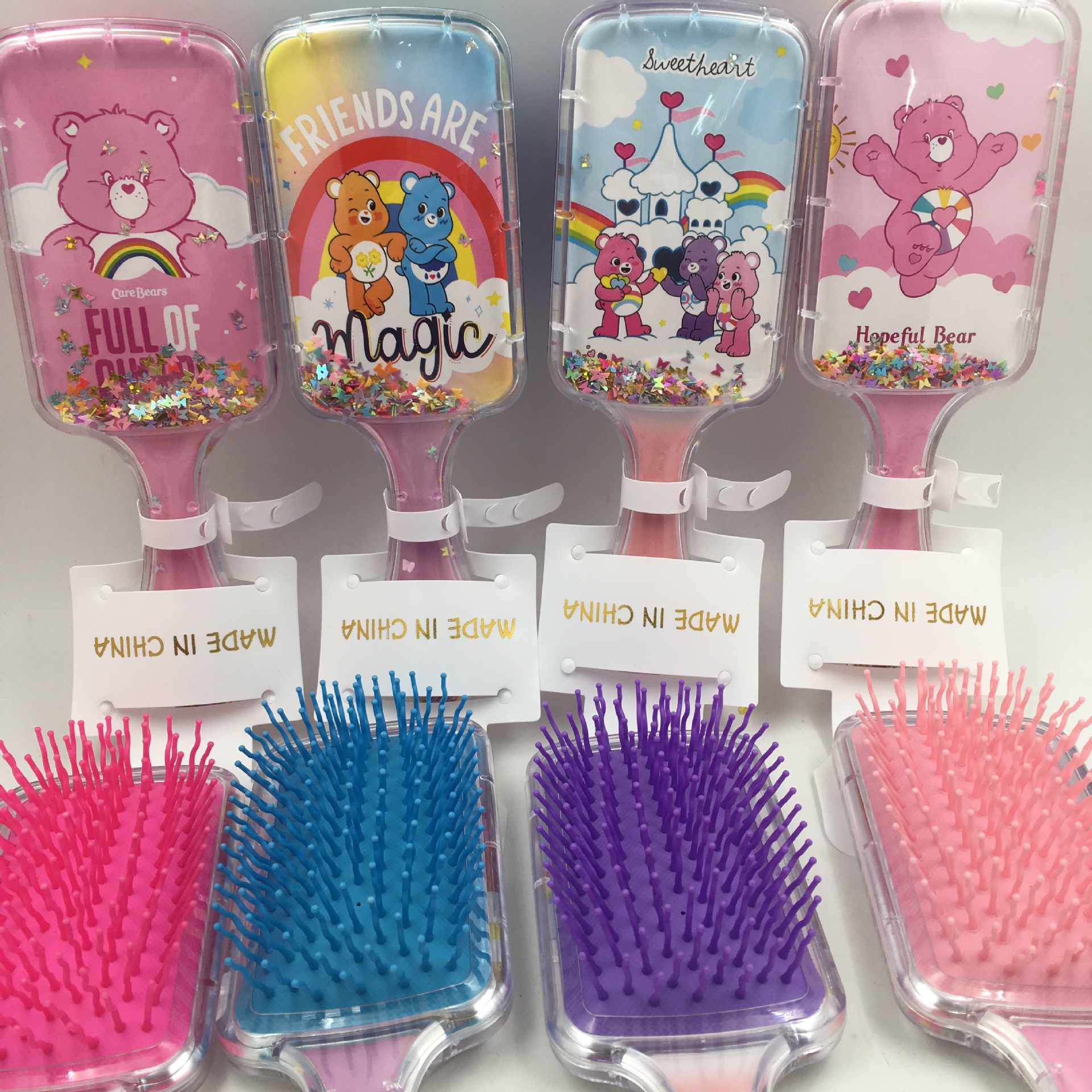 Sanrio square rocking hair comb coolomi Pacha dog Yugui dog meilti sequined air cushion hair comb