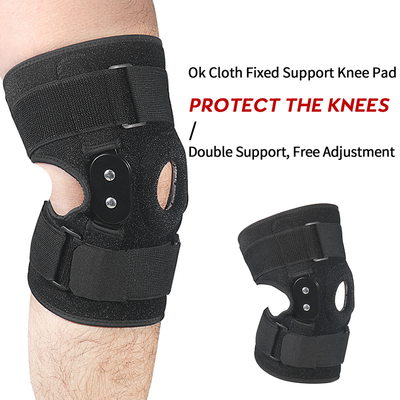 Sports Knee Mountaineering Outdoor Running and Riding Men and Women Anti-slip Steel Plate Support Knee Joint Protection Wholesale