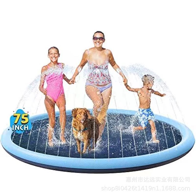 【一件一件】源工場現物pvc滑り止め材質ペット水泳児童飛散マット噴水マット|undefined