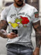 New cross-border e-commerce hot selling short sleeve men's fashion trend 3D digital printing T-shirt factory direct supply