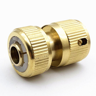 Factory direct copper 4-point water stop connector car wash water gun water stop quick connection garden 1/2 water pipe water stop connection