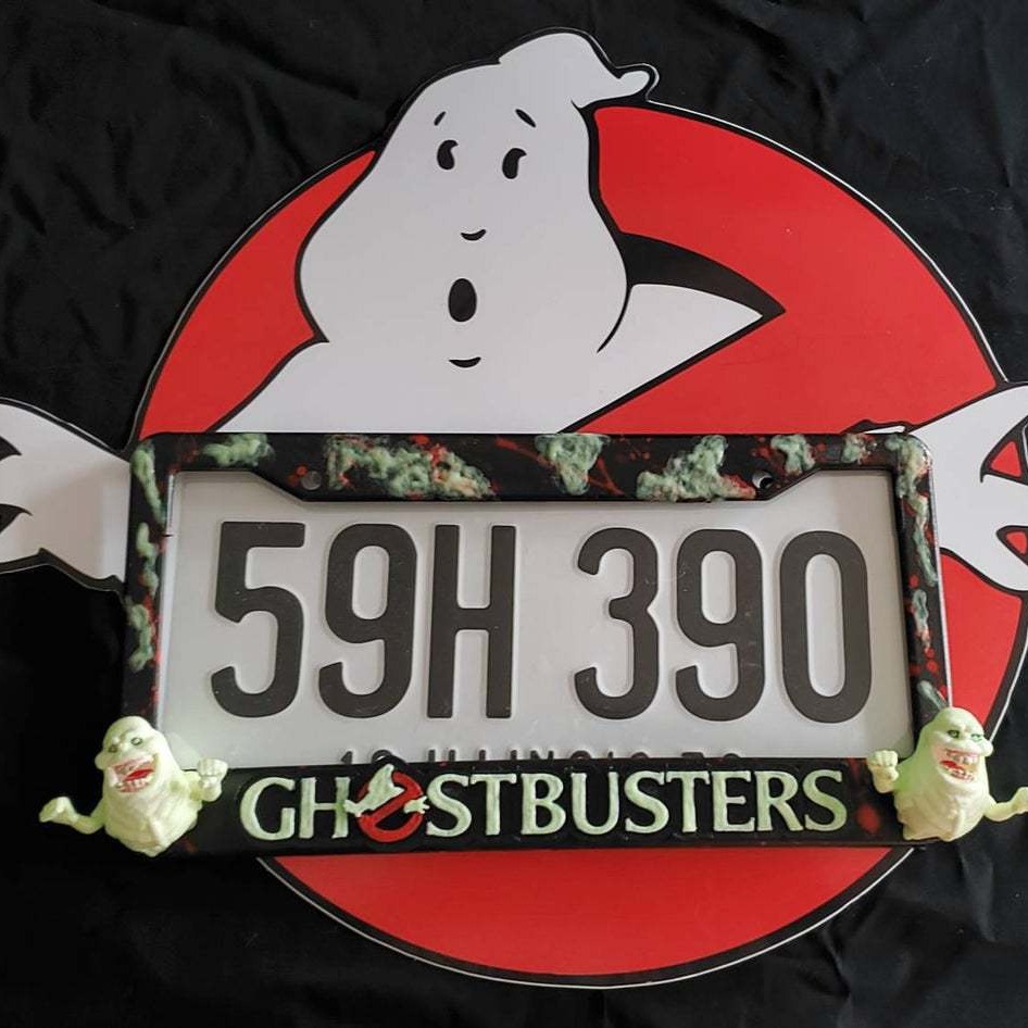 Halloween License Plate Frame万圣节个性迈克尔迈尔斯车牌框架