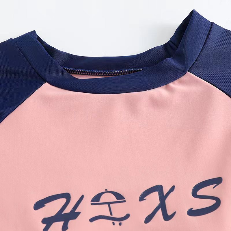 Surfing suit 2023 new swimsuit women's split three-piece set conservative student long-sleeved trousers sports hot spring swimsuit