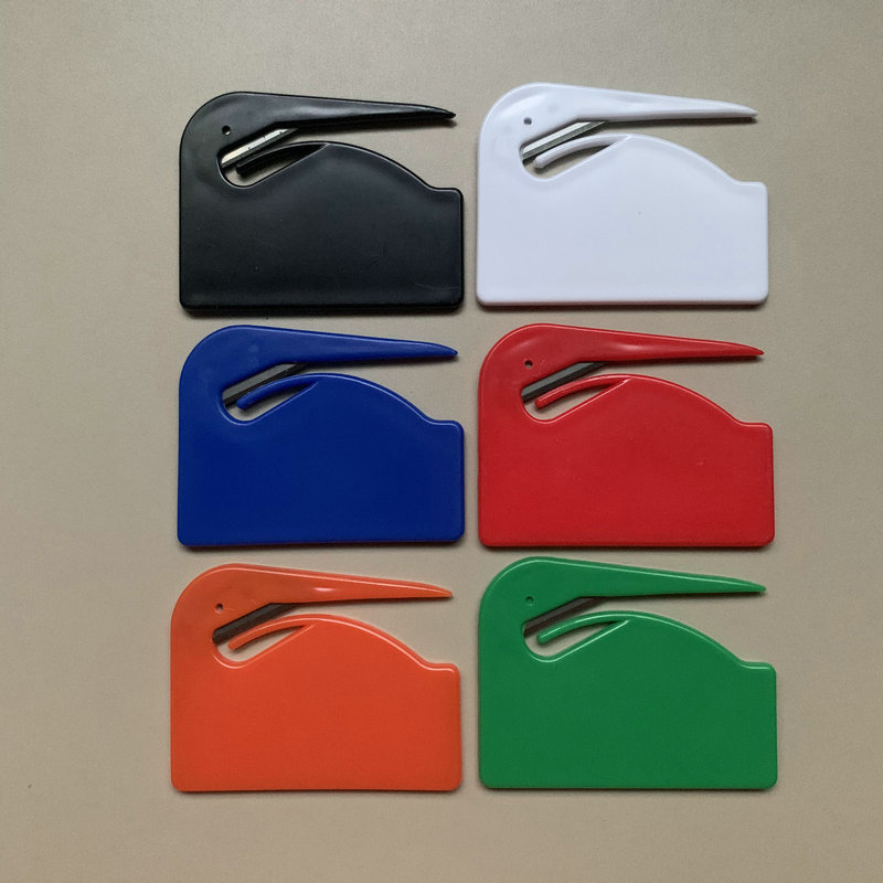 Cross-border exclusive for spot non-slip letter opener with hook envelope knife office use letter opener simple paper cutter