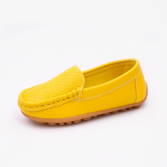Children's Macaron Color Soft Bottom Bean Shoes Casual All-match Toddler Shoes for Boys and Girls in Spring and Autumn 2023