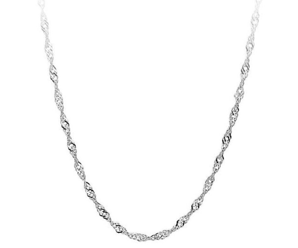 New concept s925 sterling silver with chain melon seed chain Box o-shaped water wave clavicle chain ingot baby's breath star snake bone necklace