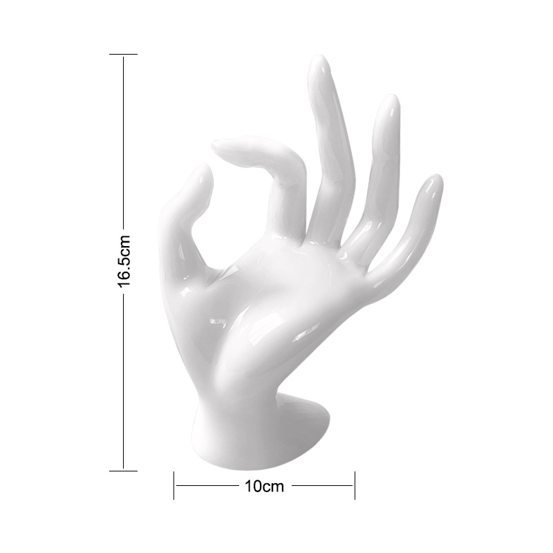 Creative OK hand ring display rack jewelry shop display rack jewelry rack hand model props counter display ornaments