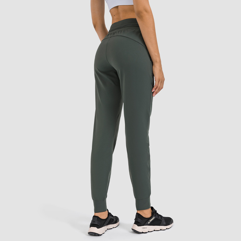 A generation of spring new naked yoga pants high waist slim casual toe running sports fitness pants women