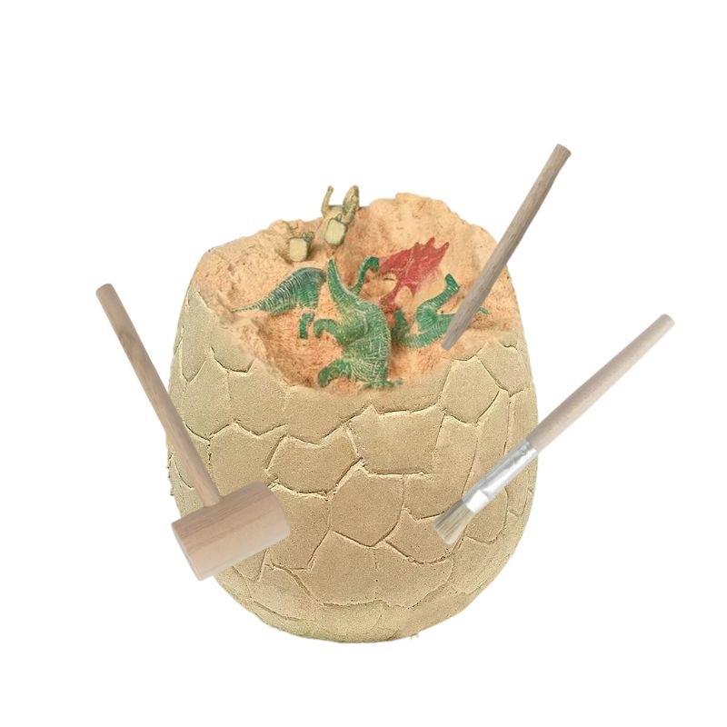 Archaeological Dinosaur Egg Set Children's Educational Toys Tyrannosaurus Rex Simulation Dinosaur Fossil Digging Wholesale Blind Box Toys