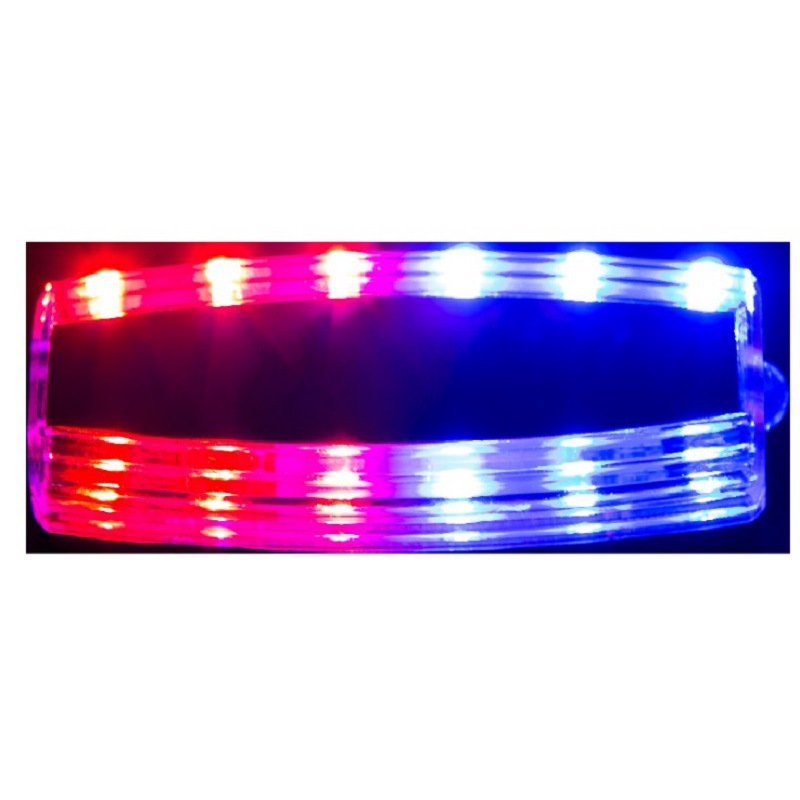 LED flashing light red and blue shoulder light shoulder clip warning light night running flash signal shoulder warning light duty security