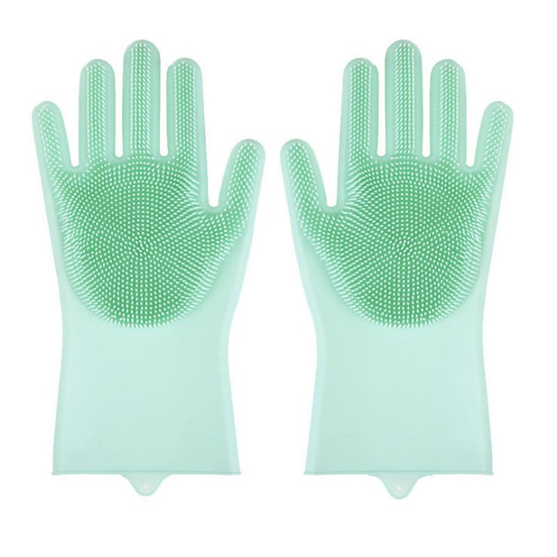 Cross-border pet supplies bath gloves dog cat cat Teddy golden retriever massage silicone thickened anti-scratch anti-bite