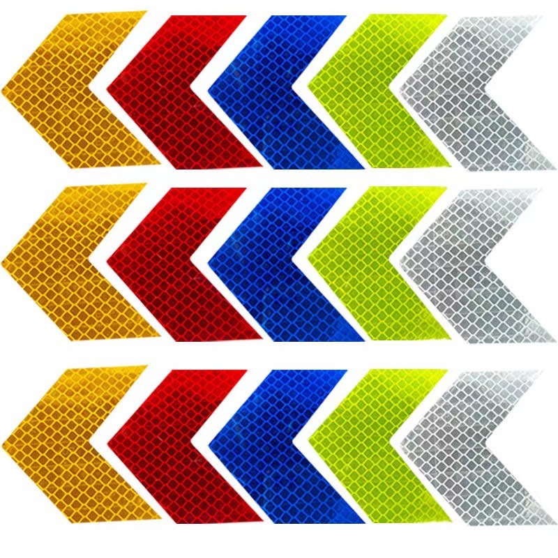 Car Arrow car stickers electric motorcycle Fender taillight warning cover scratch car reflective film waterproof