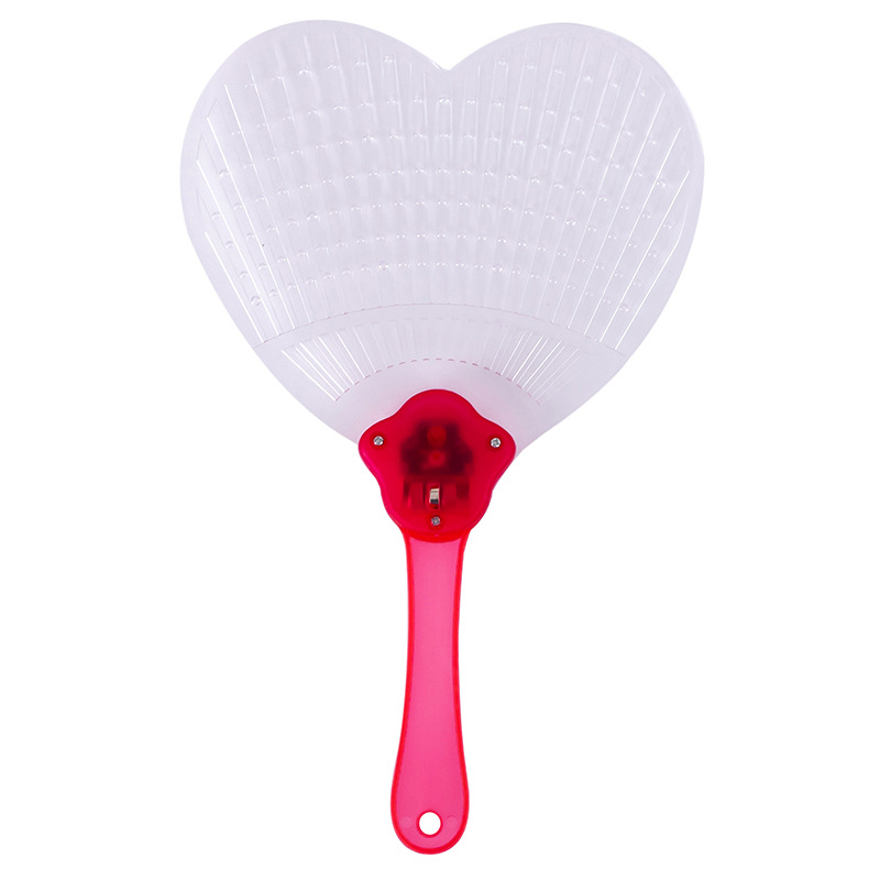 Hot sale colorful luminous fan Flash fan luminous toy performance ball props summer hot sale wholesale