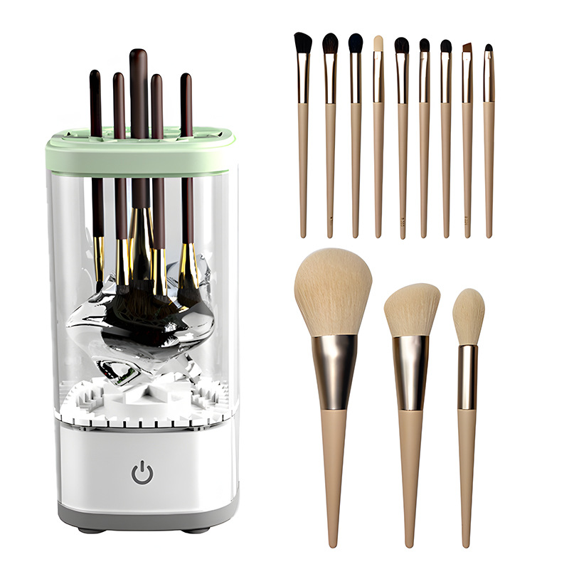 Cross-border New Automatic Quick-drying Electric Cosmetic Brush Cleaner Household Beauty Brush Drying Tool Cleaner