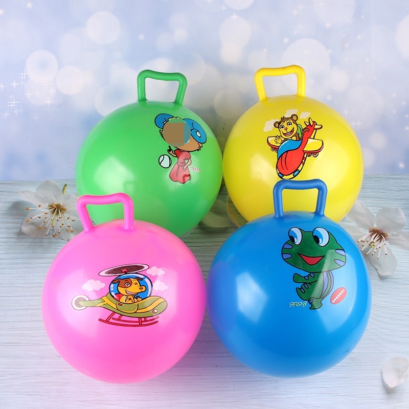 Special price children's inflatable toys children's handle ball cartoon pattern portable ball stall hot selling factory price wholesale